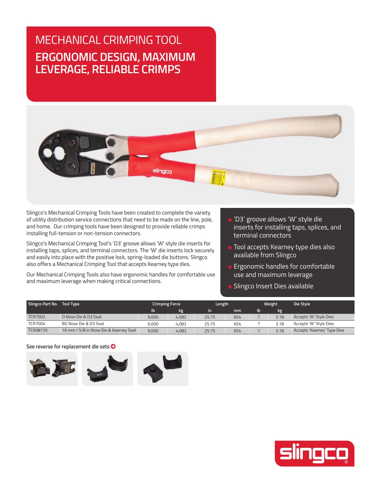 Mechanical Crimping Tool