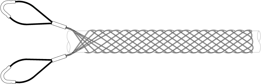 Hooked Eye Conduit Support Cable Support Grips :: Products :: Slingco