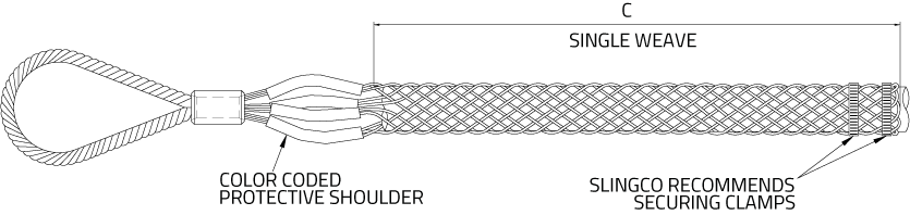 L type light duty pulling grips