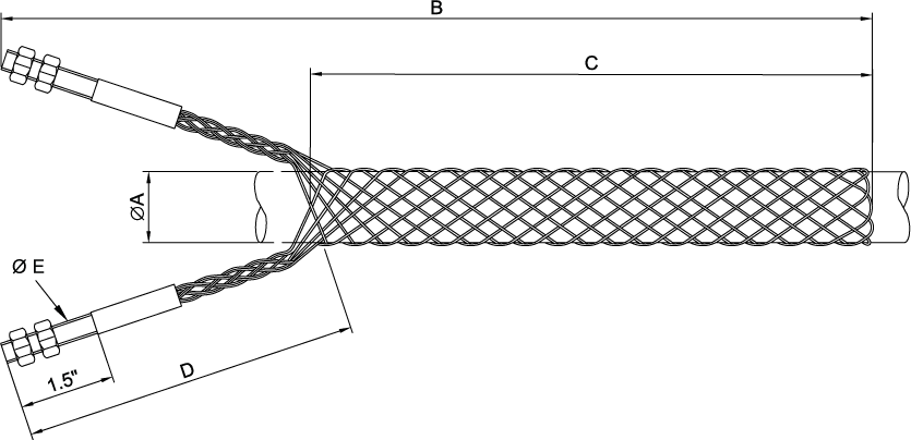 Speciality hose restraint grips y type