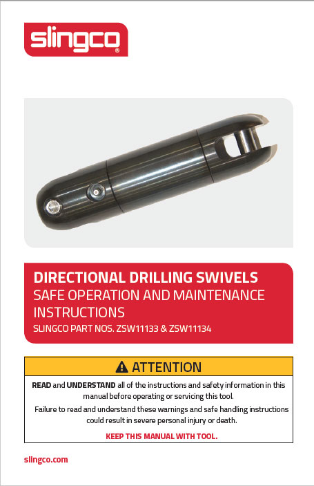 Directional Drilling Swivels Safety and Operation Guide