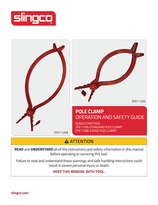 Pole Clamp Operation and Safety Guide