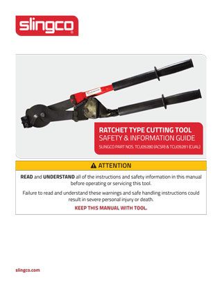 Ratchet Cutter Operation and Safety Guide