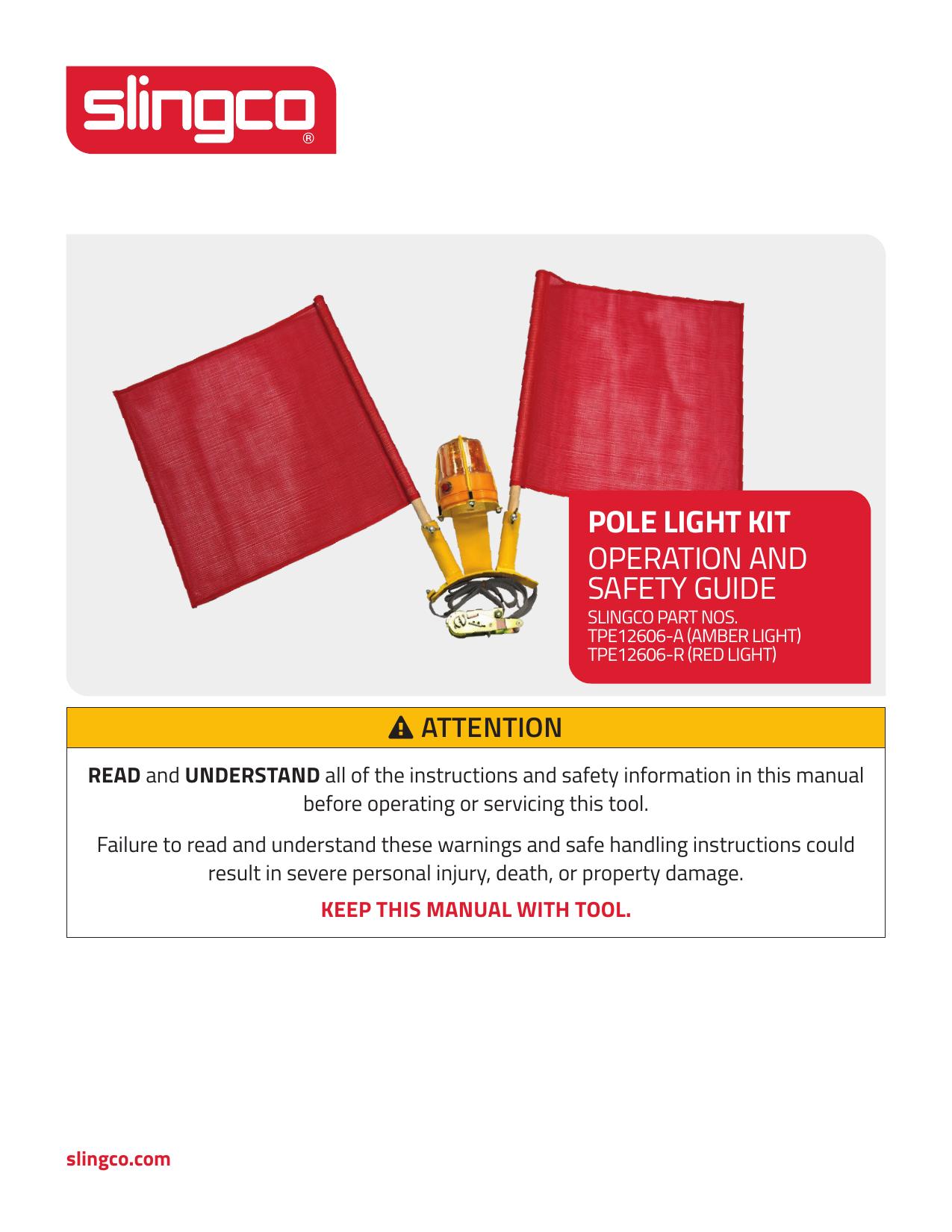 Pole Light Kit Operation and Safety Guide