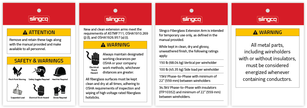 Fiberglass extension arm :: Online manuals :: Slingco