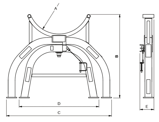 Pole Stand drawing